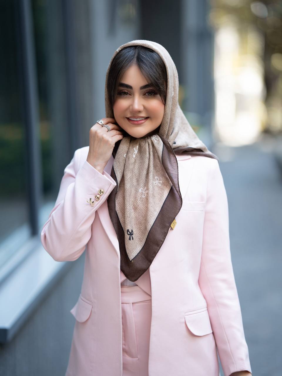 روسری پاپیونی 0108