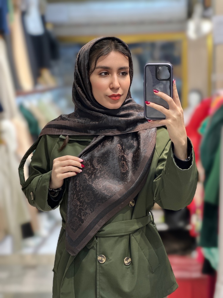 روسری ژاکارد مجلسی